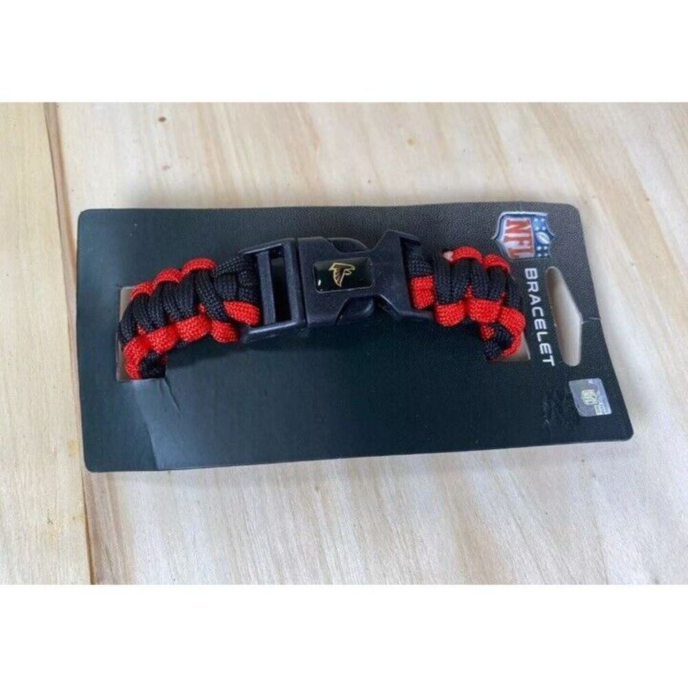 Atlanta Falcons‎ NFL Football Paracord Bracelet Team Colors Logo New